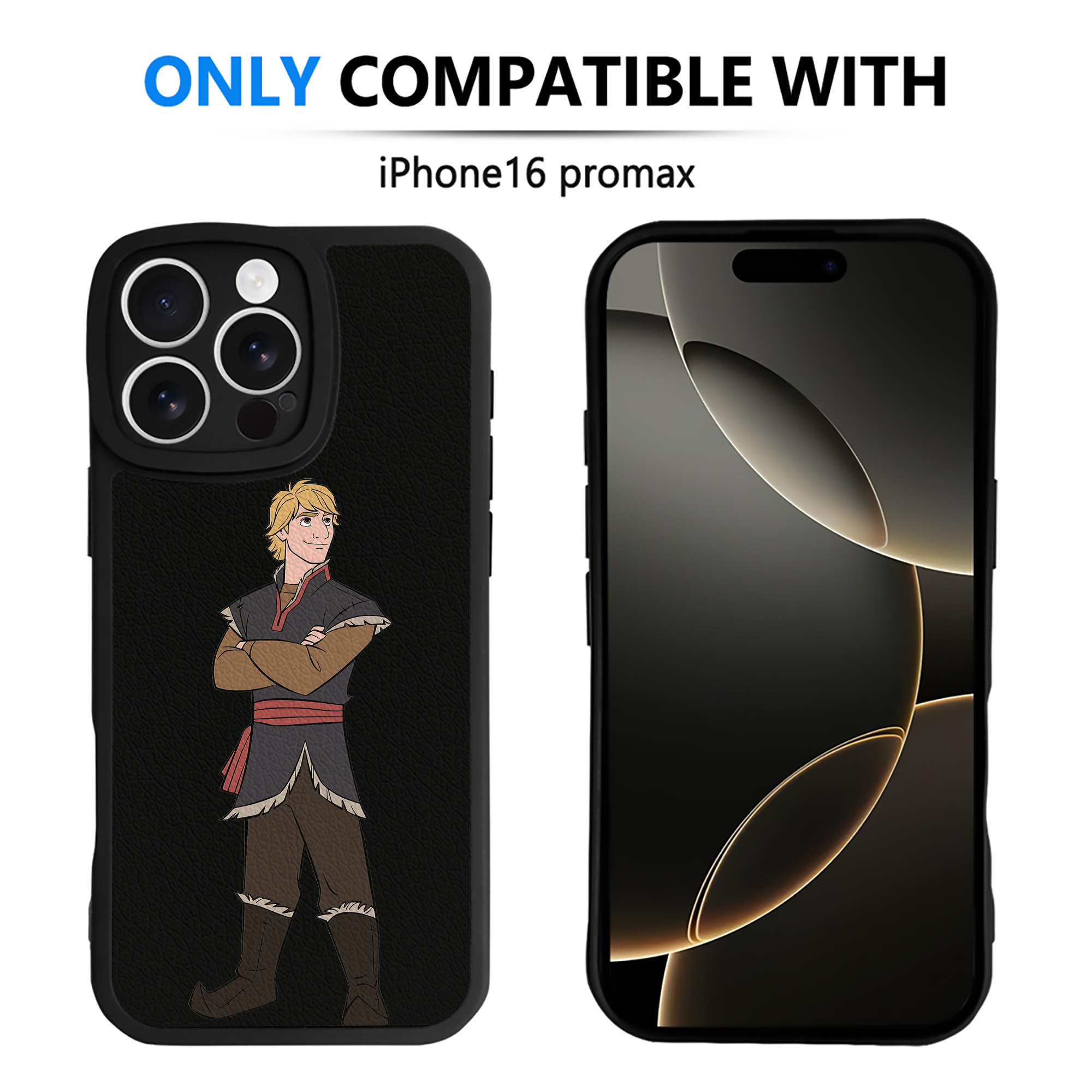 （画像用） アナと雪の女王 アンナ エルサ Frozen Anna Elsa 【iPhone 16シリーズ対応】シリコンスマホケース（レザー調） 材質：シリコン